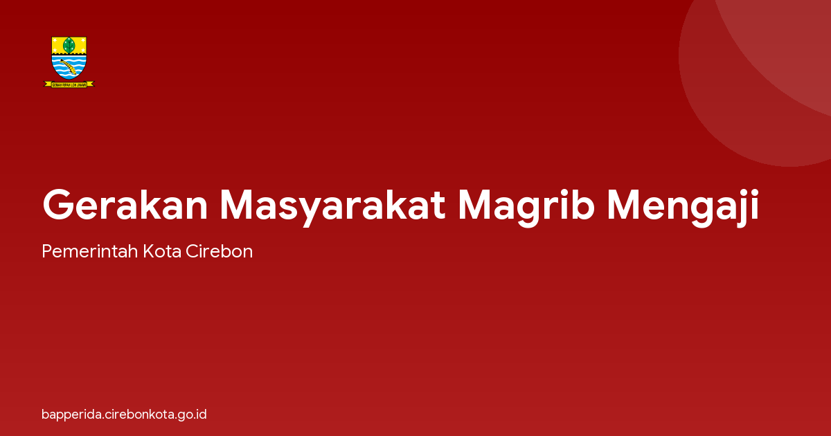 Gerakan Masyarakat Magrib Mengaji