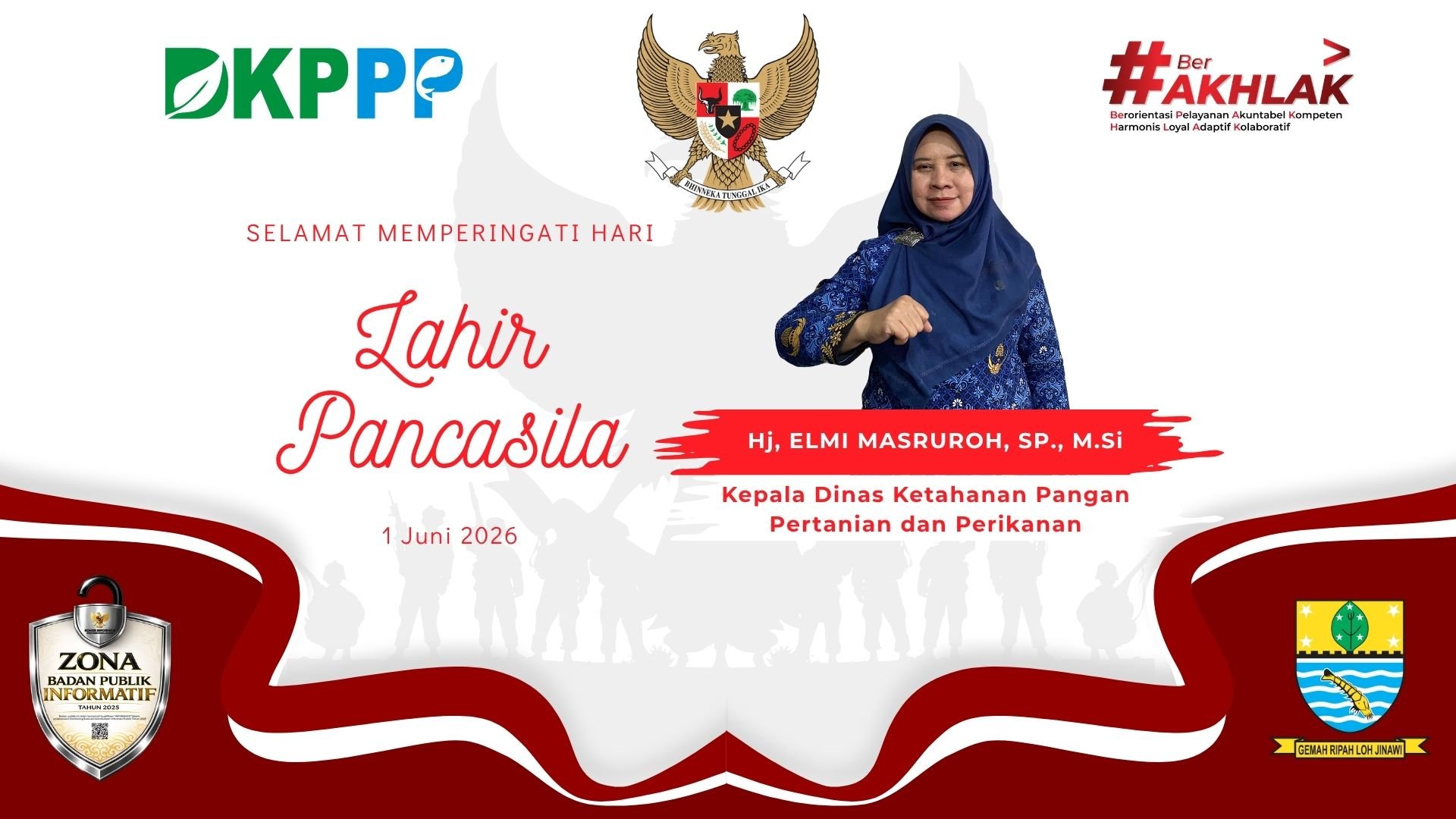 Selamat Memperingati Hari Lahir Pancasila 1 Juni 2026