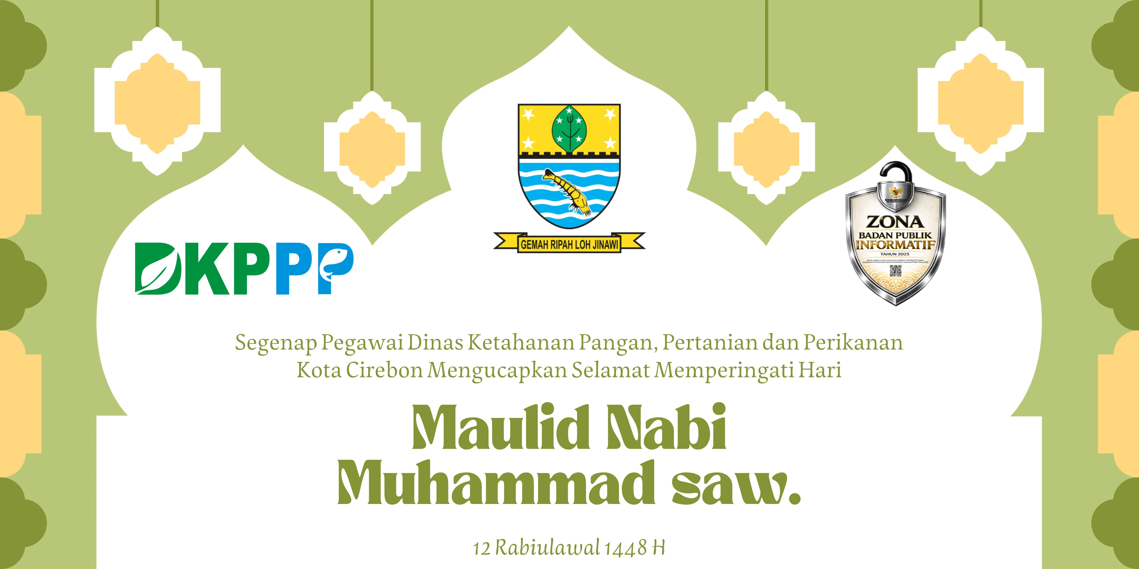 Selamat Memperingati Hari Maulid Nabi Muhammad Shallallahu 'Alaihi wa Sallam 1448 H Tahun 2026